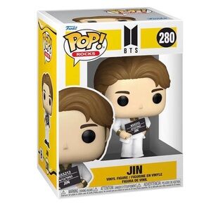 Funko Pop! Rocks Jin in White and Brown